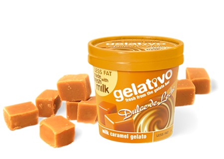 milk caramel gelato
